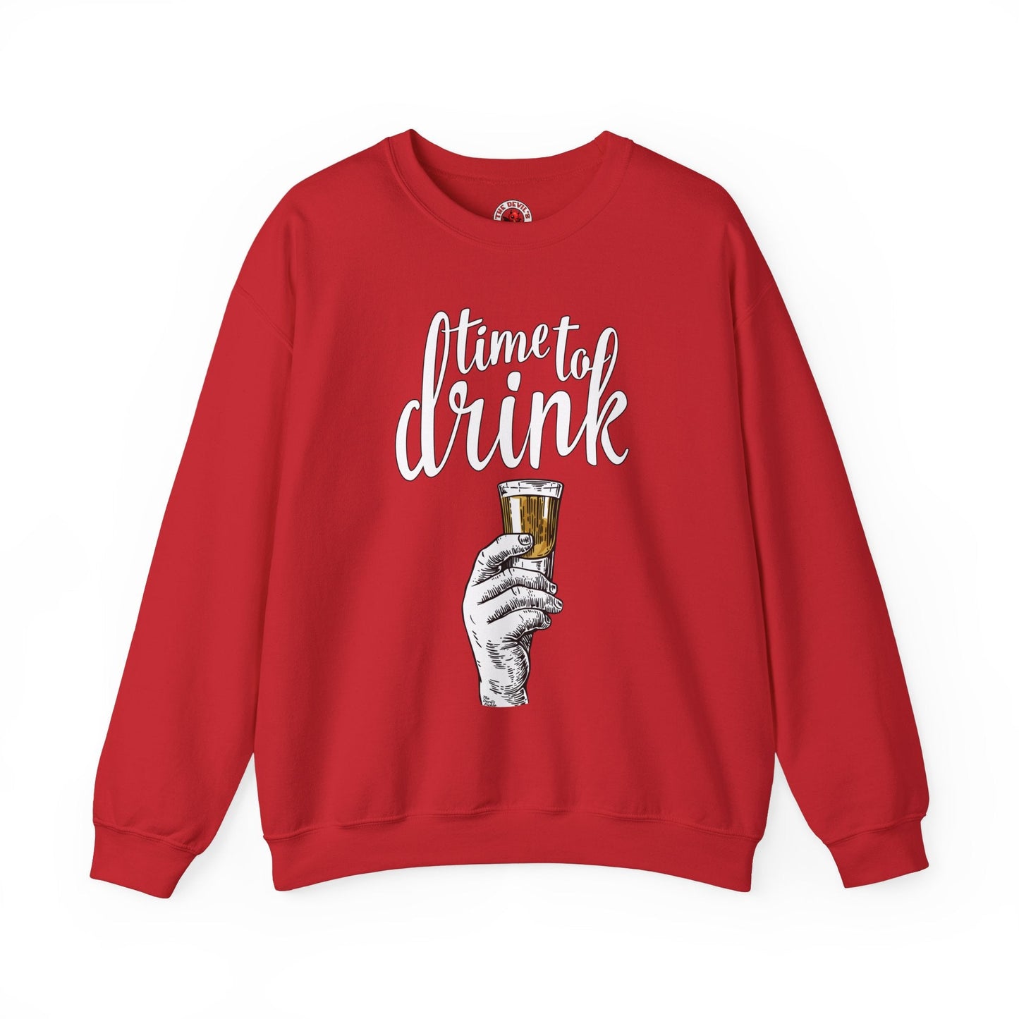 Time To Drink Crewneck Sweatshirt The Devil's Pickle