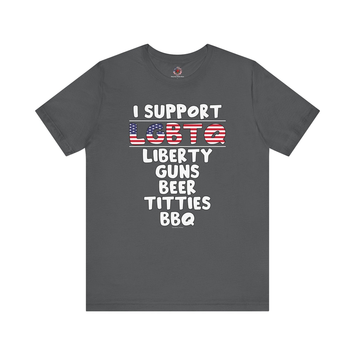 I Support LGBTQ T-Shirt The Devil's Pickle