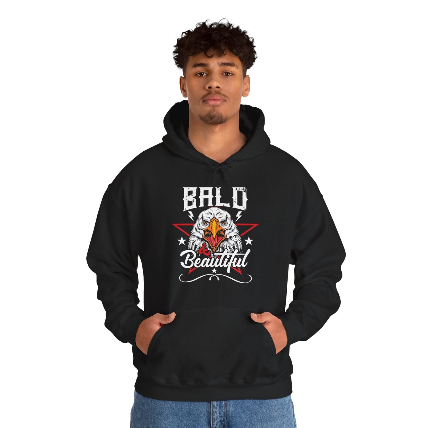 Bald And Beautiful Hooded Sweatshirt The Devil's Pickle