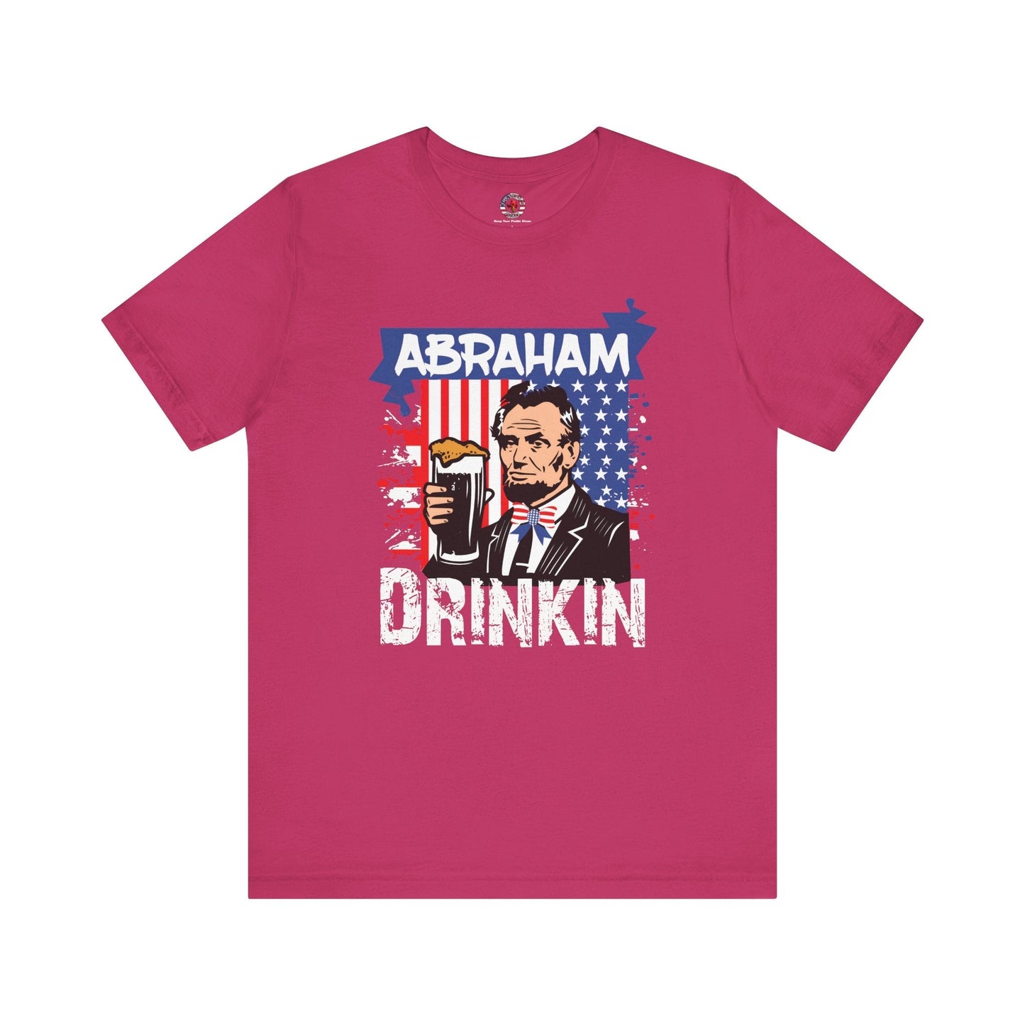 Abraham Drinking T-Shirt The Devil's Pickle