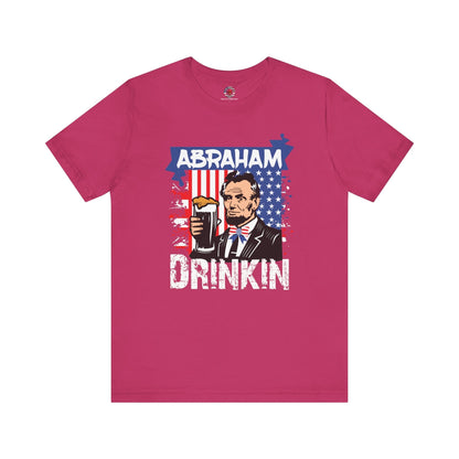 Abraham Drinking T-Shirt The Devil's Pickle