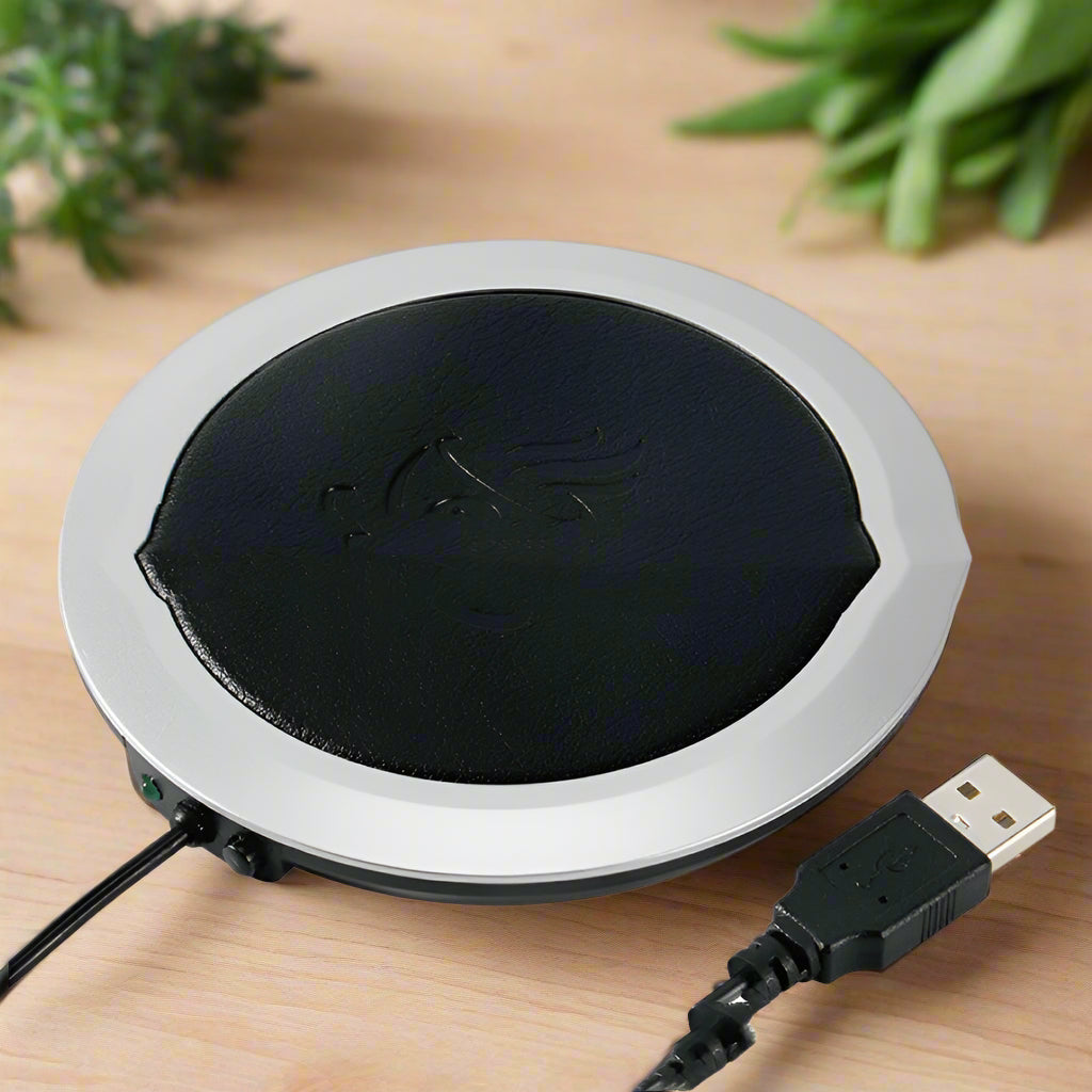 ☕ USB Cup Warmer Mat Pad – Portable Coffee & Tea Mug Heating Coaster SmartPursue™