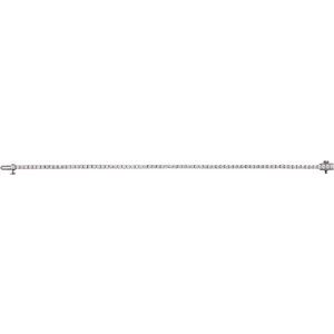14K White 3 CTW Lab-Grown Diamond Line 7" Bracelet Ethereal Legacy Boutiques