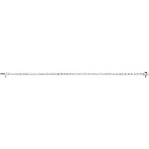 14K White 7 CTW Lab-Grown Diamond Line 7" Bracelet Ethereal Legacy Boutiques