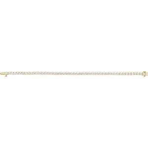 14K Yellow 6 CTW Lab-Grown Diamond Line 7" Bracelet Ethereal Legacy Boutiques
