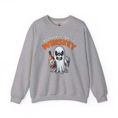 My Favorite Spirit Is Whiskey Crewneck Sweatshirt The Devil's Pickle