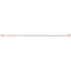 14K Rose 8 CTW Lab-Grown Diamond Line 7" Bracelet Ethereal Legacy Boutiques