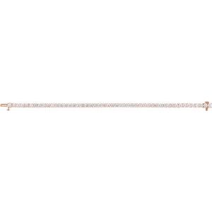 14K Rose 7 CTW Lab-Grown Diamond Line 7" Bracelet Ethereal Legacy Boutiques