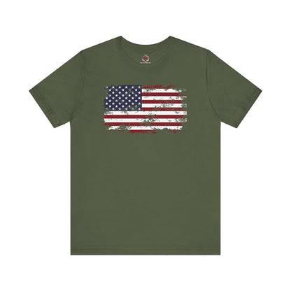 Vintage Style American Flag T-Shirt The Devil's Pickle
