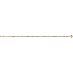 14K Yellow 4 CTW Lab-Grown Diamond Line 7" Bracelet Ethereal Legacy Boutiques