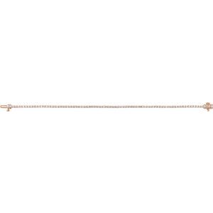 14K Rose 2 CTW Lab-Grown Diamond Line 7" Bracelet Ethereal Legacy Boutiques