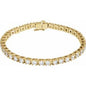 14K Yellow 6 CTW Lab-Grown Diamond Line 7 1/4" Bracelet Ethereal Legacy Boutiques