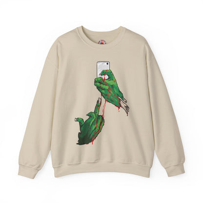 Selfie Monster Crewneck Sweatshirt