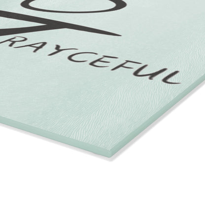 Glass Cutting Board Signature Grayceful Grayceful LLC