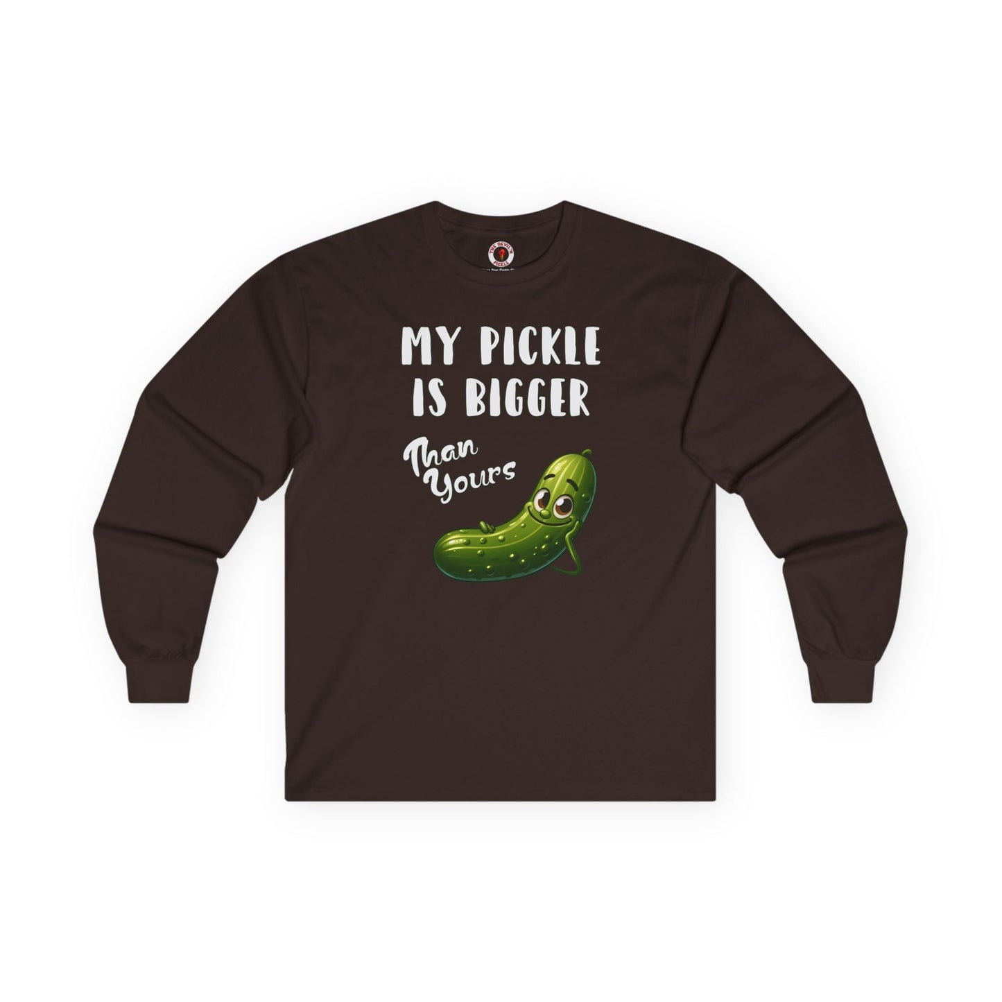 My Pickle Is Bigger Than Yours Long Sleeve Tee The Devil's Pickle