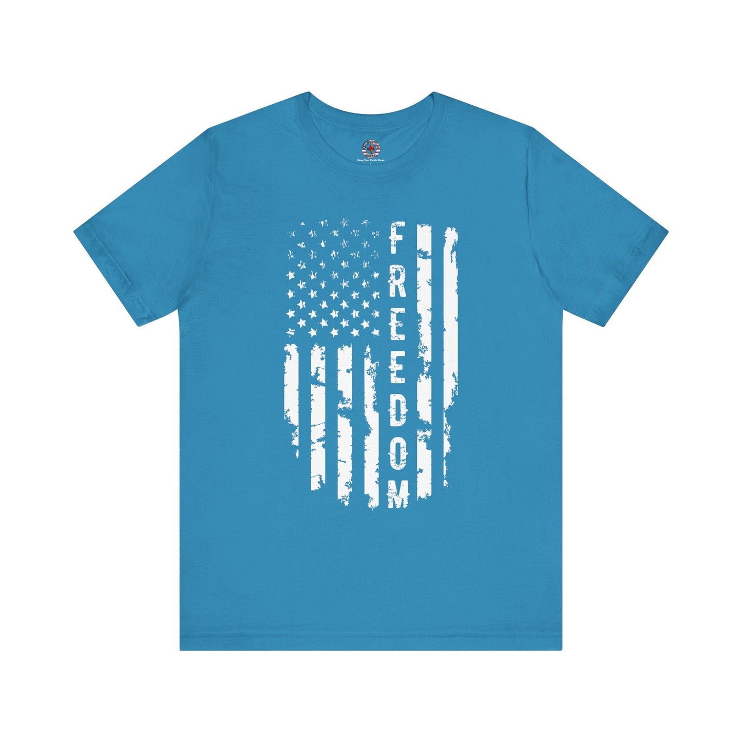 Freedom American Flag T-Shirt The Devil's Pickle