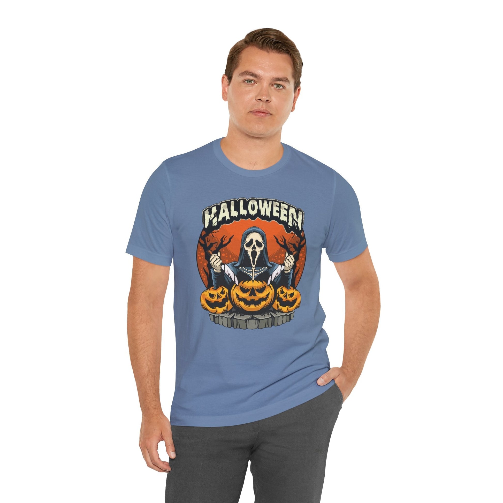 Screamer Killer Ghost Halloween T-Shirt The Devil's Pickle