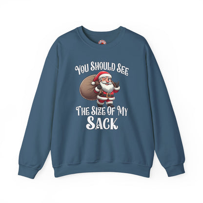 You Should See The Size Of My Sack Crewneck Sweatshirt The Devil's Pickle