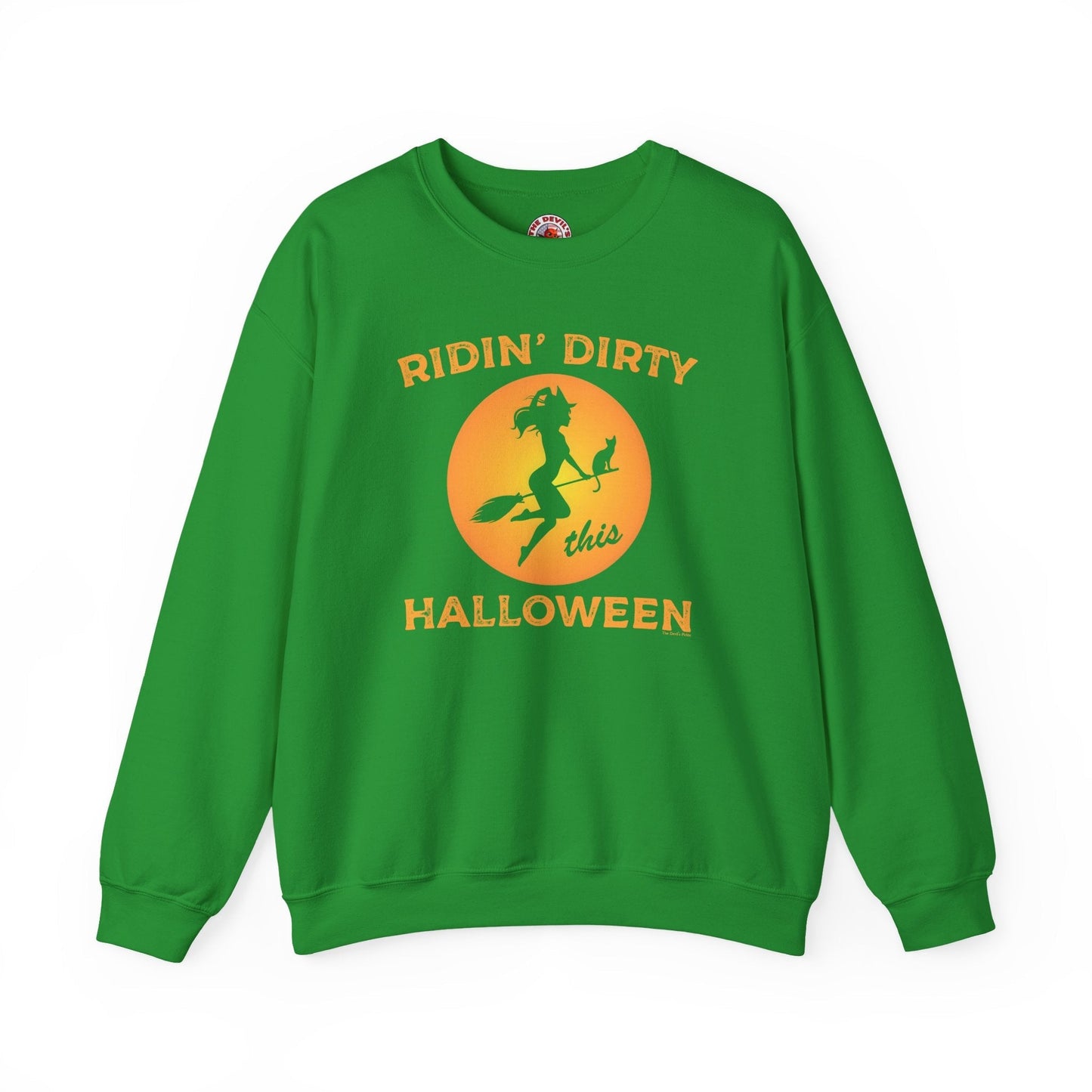 Ridin' Dirty This Halloween Crewneck Sweatshirt The Devil's Pickle