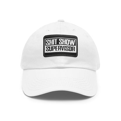 Shit Show Supervisor Hat with Leather Patch The Devil's Pickle