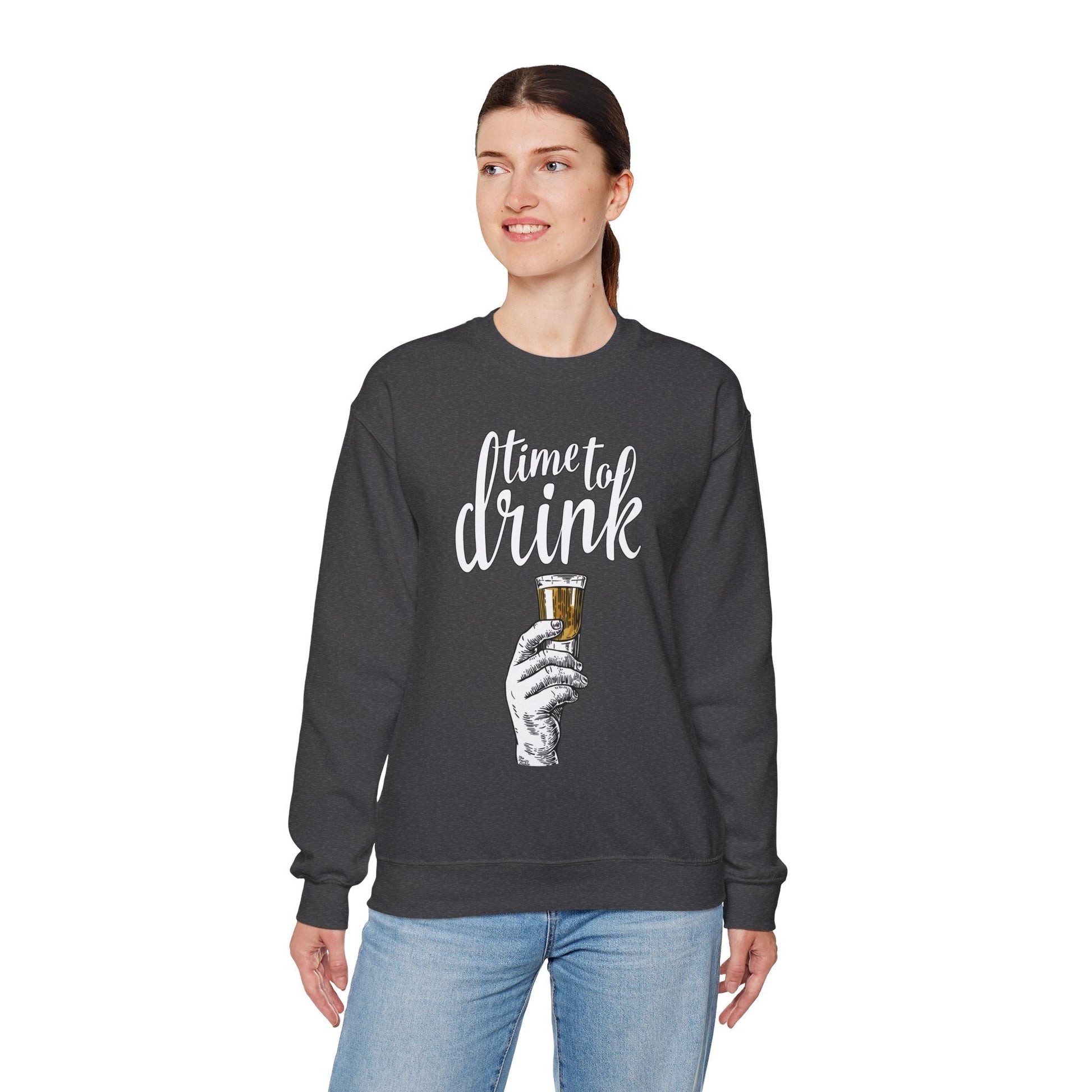 Time To Drink Crewneck Sweatshirt The Devil's Pickle