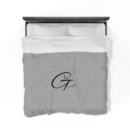Velveteen Plush Blanket Grayceful LLC