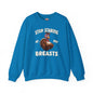 Stop Staring At My Breasts Crewneck Sweatshirt The Devil's Pickle