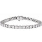 14K White 9 CTW Lab-Grown Diamond Line 7 1/4" Bracelet Ethereal Legacy Boutiques