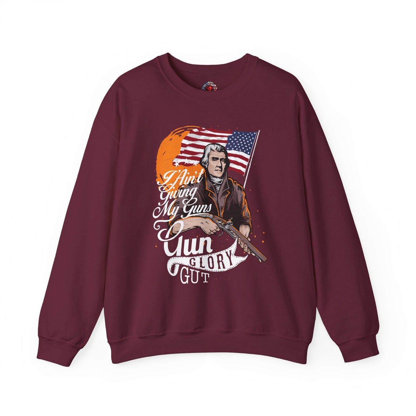 I Ain't Giving My Guns Crewneck Sweatshirt The Devil's Pickle