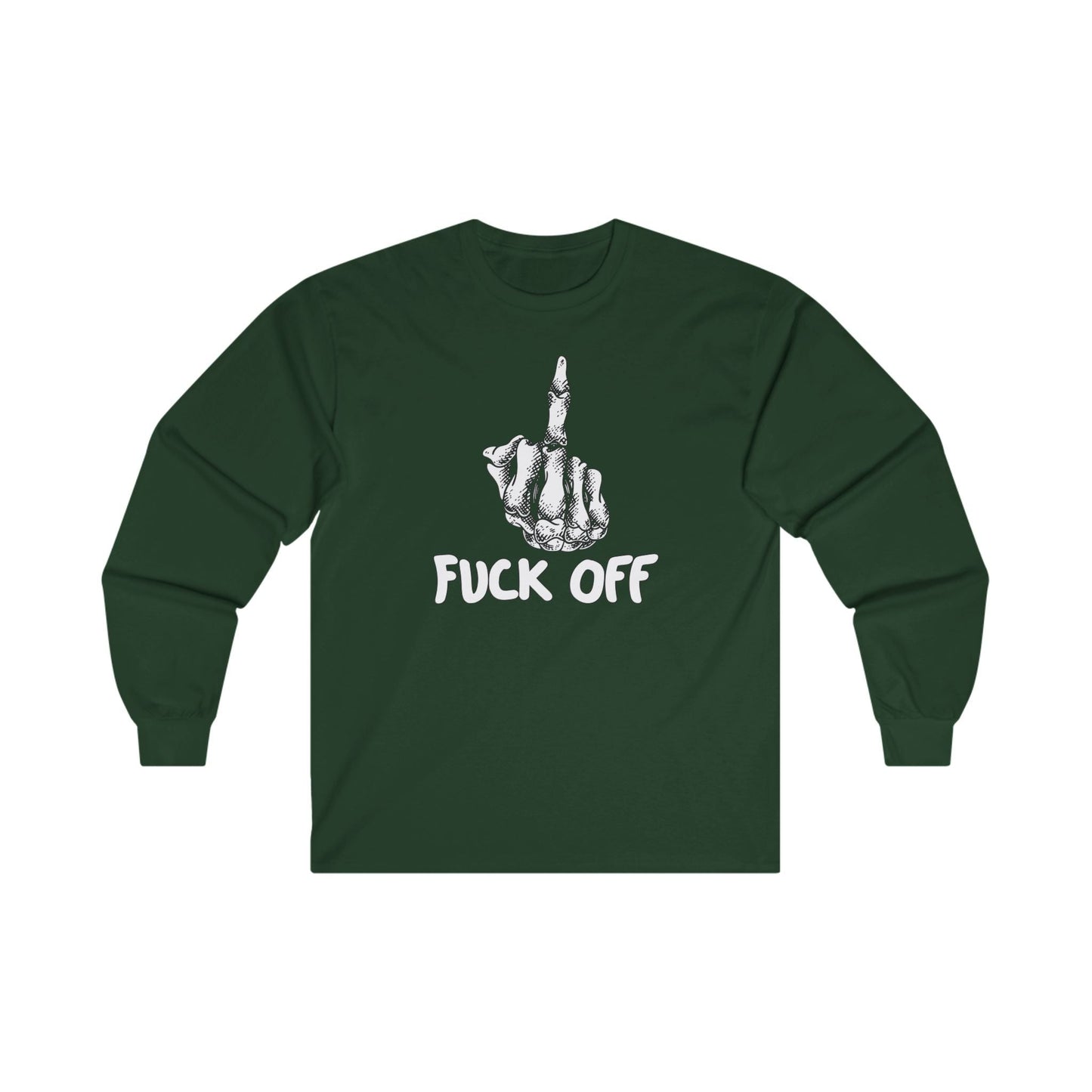 Fuck Off Finger Long Sleeve Tee The Devil's Pickle