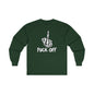 Fuck Off Finger Long Sleeve Tee The Devil's Pickle