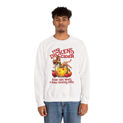 Hard Dickens Cider Crewneck Sweatshirt The Devil's Pickle
