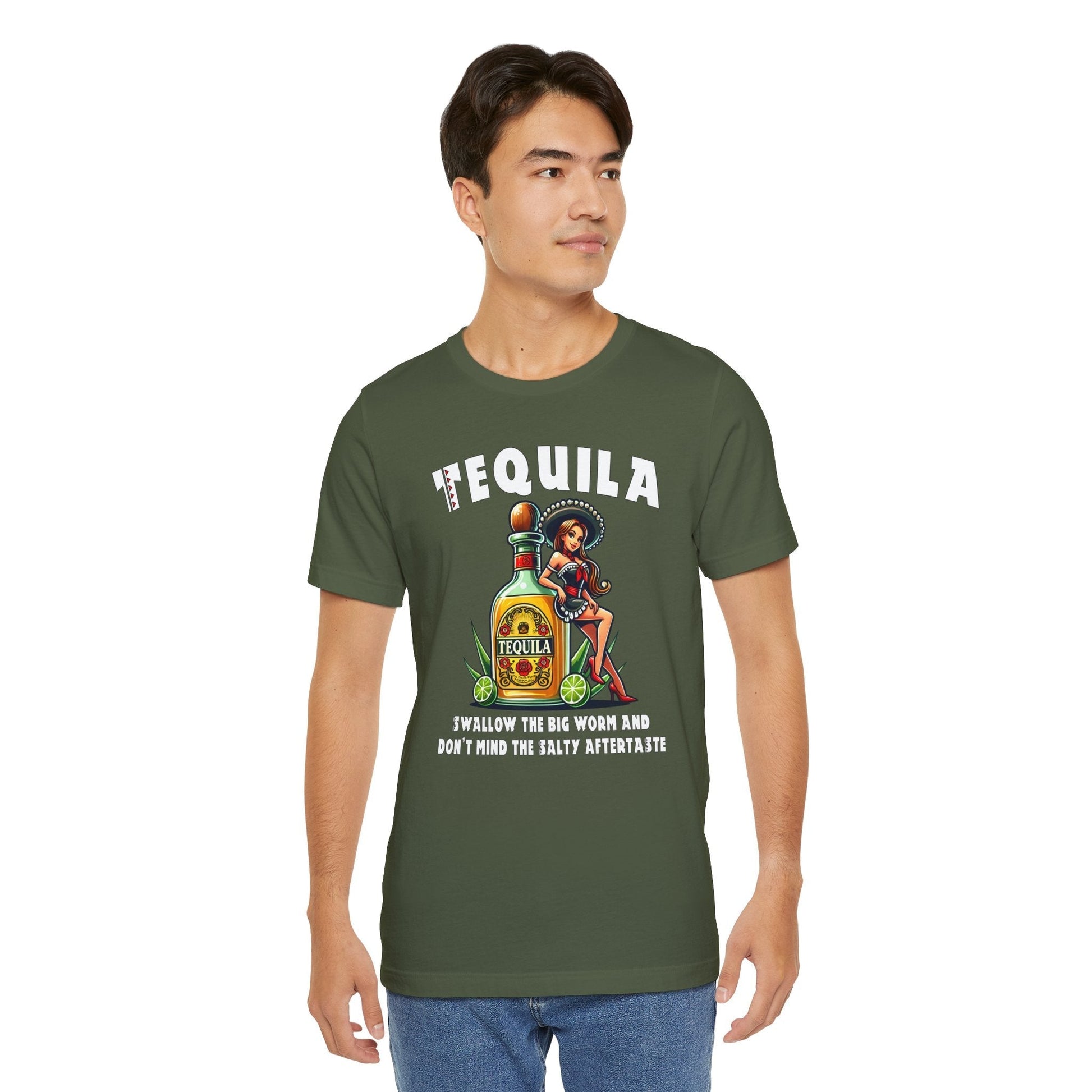 Tequila Swallow The Big Worm T-Shirt The Devil's Pickle