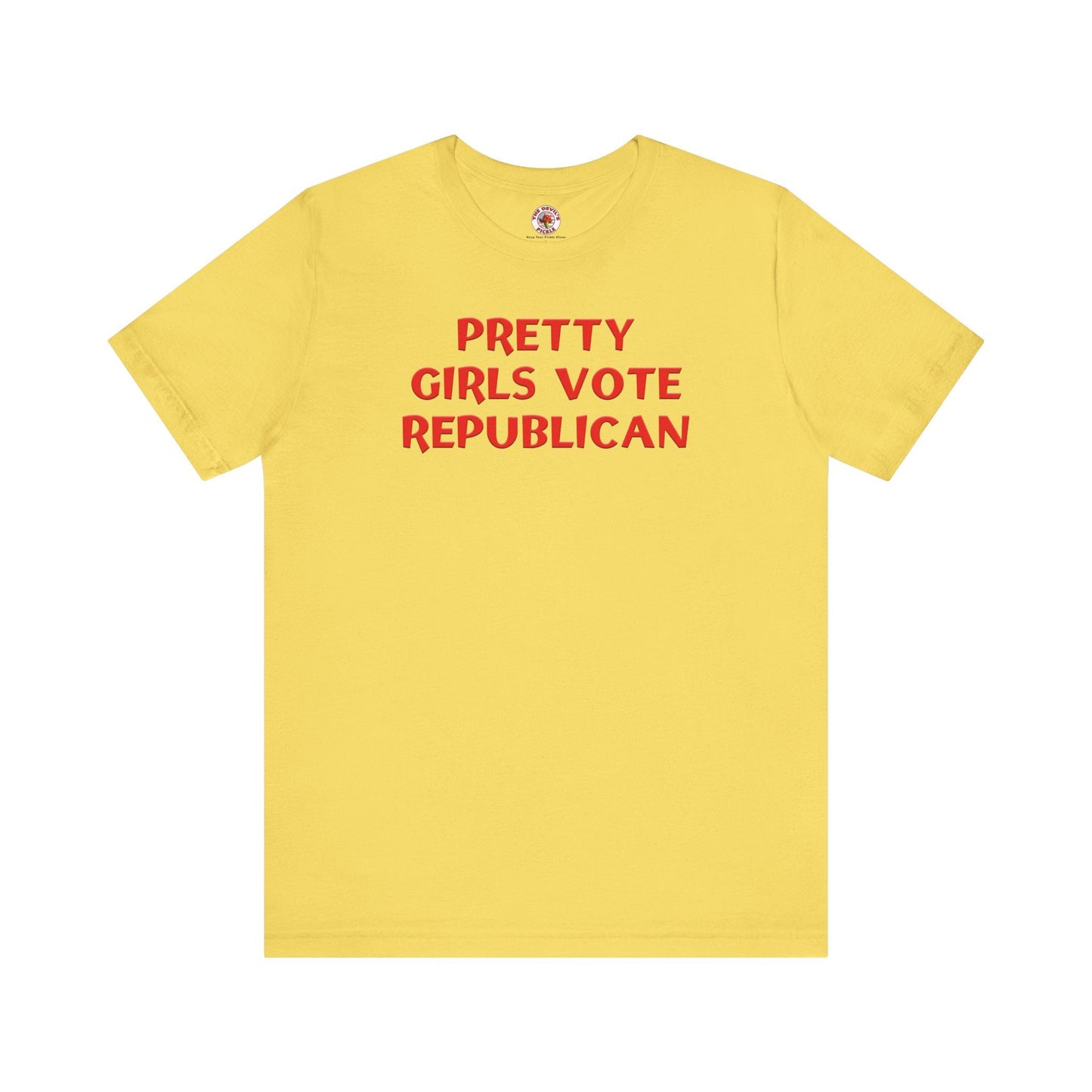 Pretty Girls Vote Republican T-Shirt. The Devil's Pickle