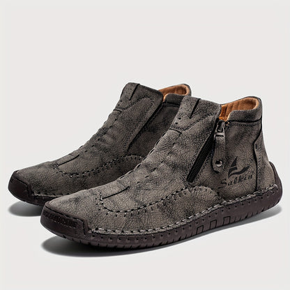 FLYLAND Fashion Vintage Chukka Boots Driving Walking Shoes Business Casual Ankle Boots Daily Work Office Shoes NovaCart