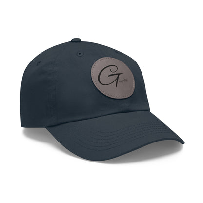 Hat with Leather Patch (Round) Grayceful LLC