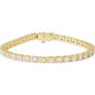 14K Yellow 7 CTW Lab-Grown Diamond Line 7 1/4" Bracelet Ethereal Legacy Boutiques