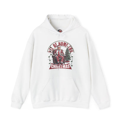 I'll Be Home For Christmas Hooded Sweatshirt The Devil's Pickle