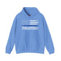 Thin Blue Line American Flag Hooded Sweatshirt The Devil's Pickle