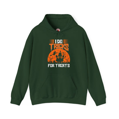 I Do Tricks For Treats Hooded Sweatshirt The Devil's Pickle