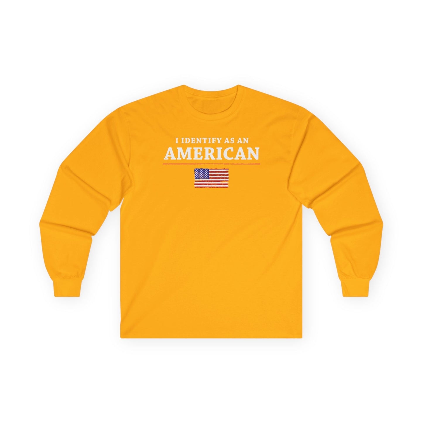 I Identify As An American Long Sleeve Tee The Devil's Pickle