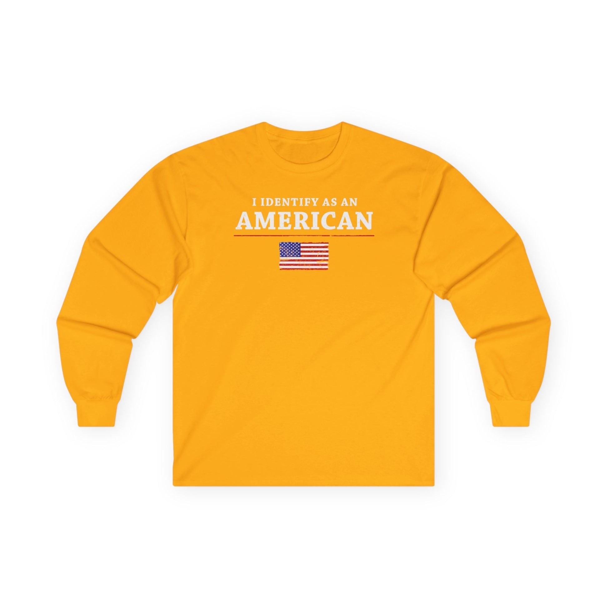 I Identify As An American Long Sleeve Tee The Devil's Pickle