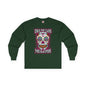 Dia De Los Muertos Skull Long Sleeve Tee The Devil's Pickle