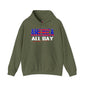 America All Day Hooded Sweatshirt The Devil's Pickle