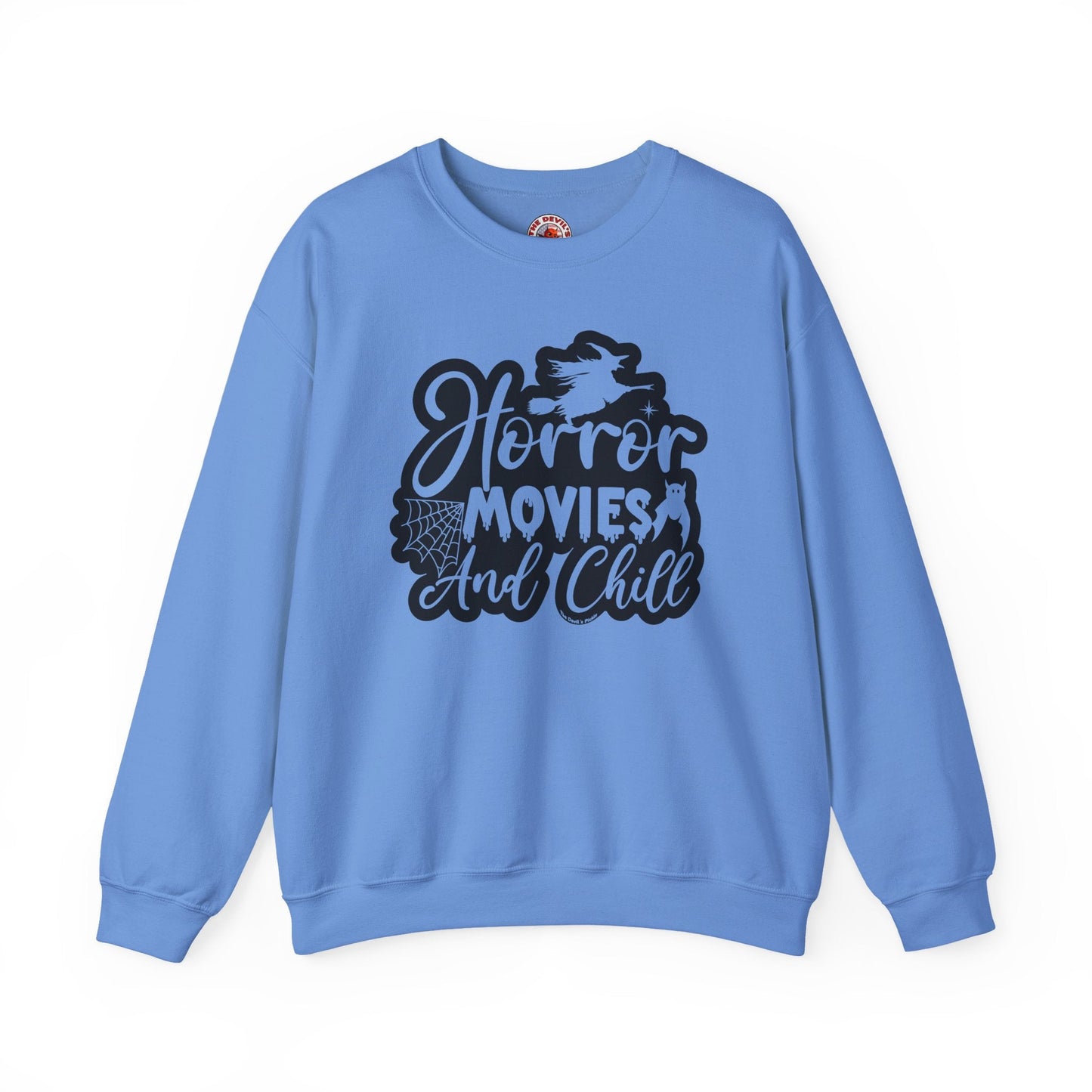 Horror Movies and Chill Crewneck Sweatshirt The Devil's Pickle