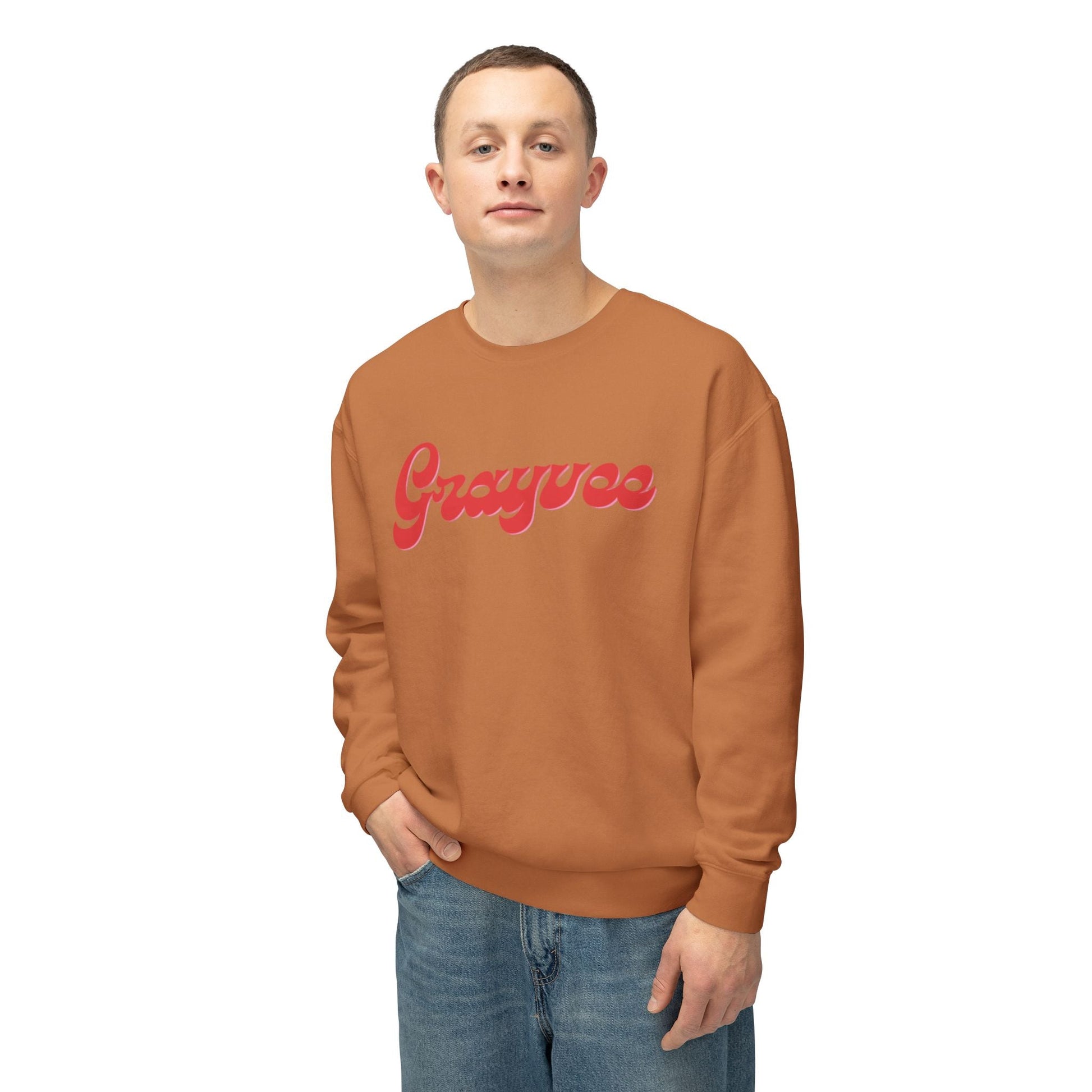 Unisex Lightweight Crewneck Sweatshirt "Grayvee" Grayceful LLC