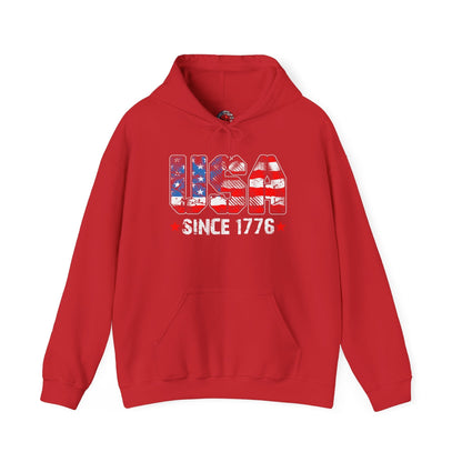 USA Since 1776 Hooded Sweatshirt The Devil's Pickle