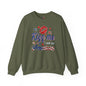 Kiss Me I Am An American Crewneck Sweatshirt The Devil's Pickle