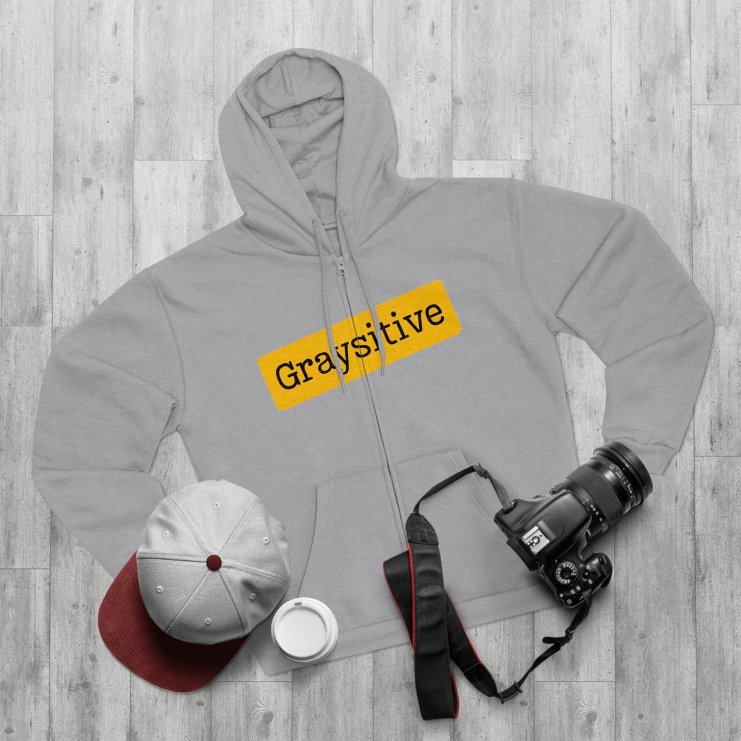 Unisex Hooded Zip Sweatshirt Grayceful LLC