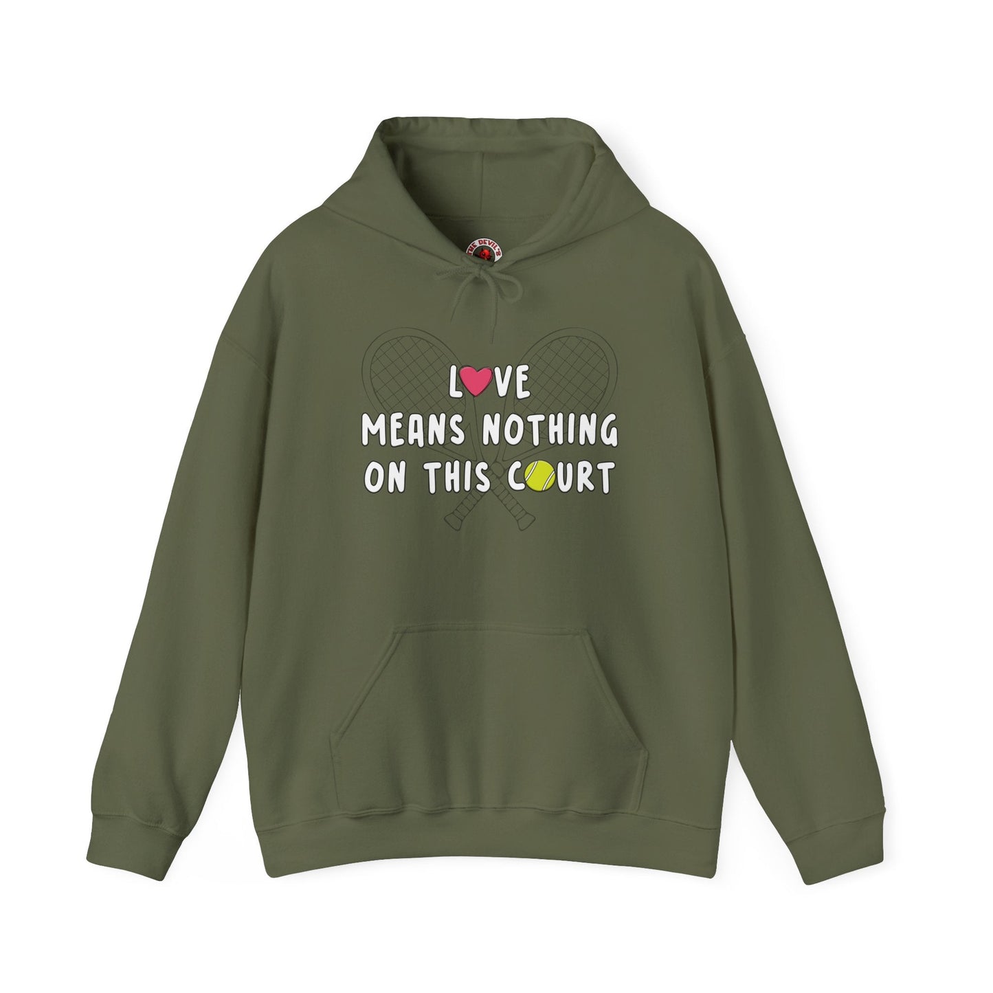 Love Means Nothing Hooded Sweatshirt The Devil's Pickle